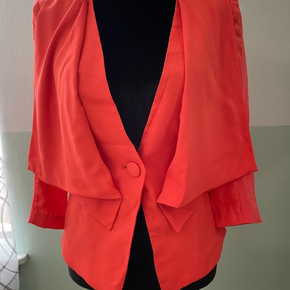 Vero fashion orange jacket size S - Picture 6 of 9